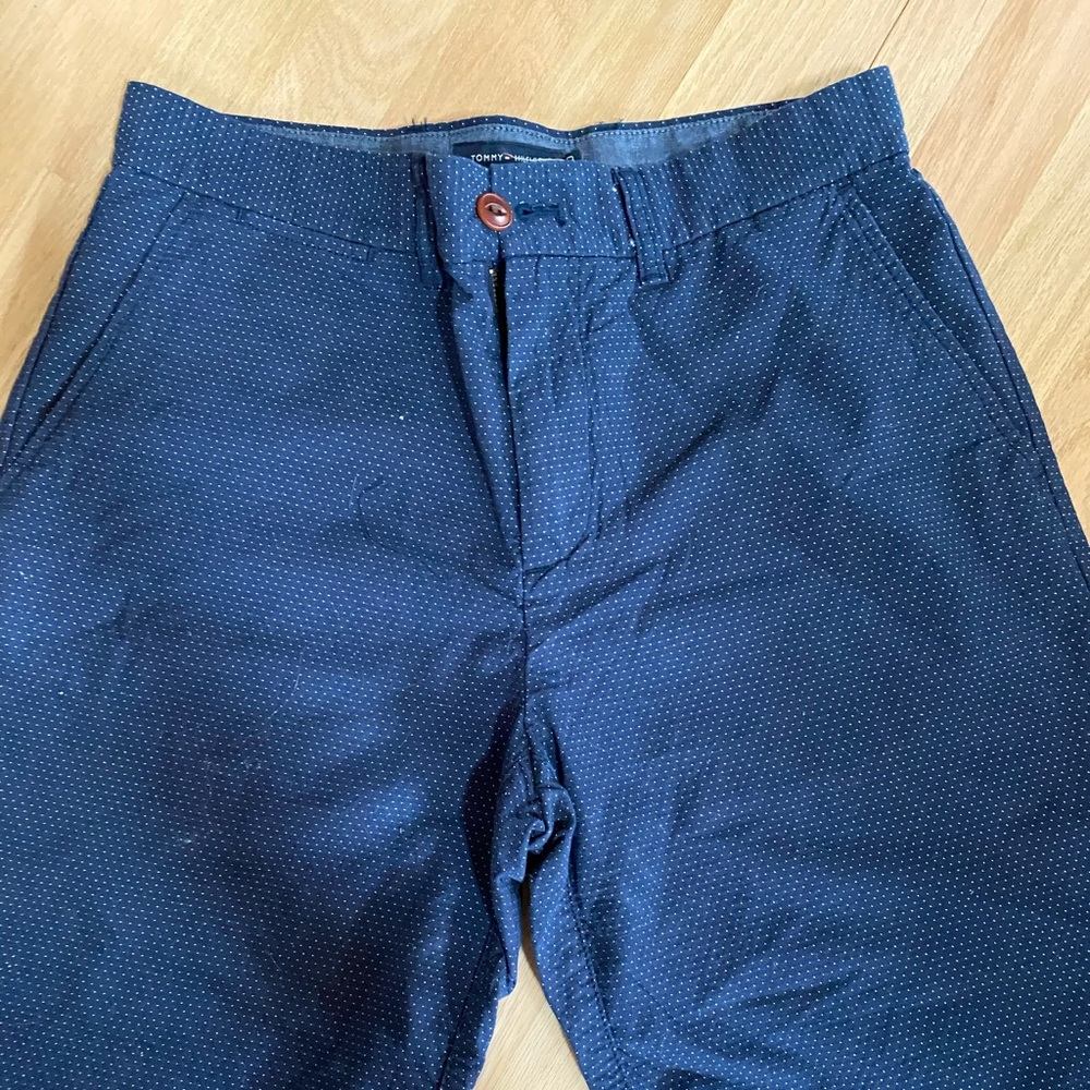 Tommy Hilfiger Navy Dotted Shorts Size 30